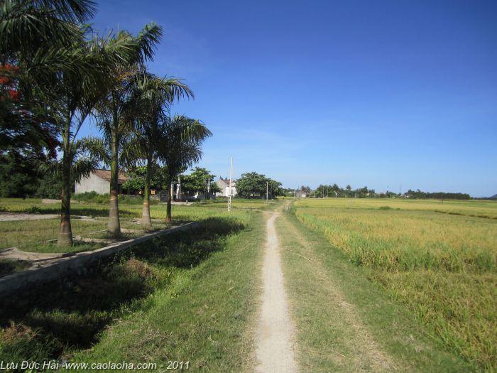 Những con đường làng của làng Cao Lao Hạ